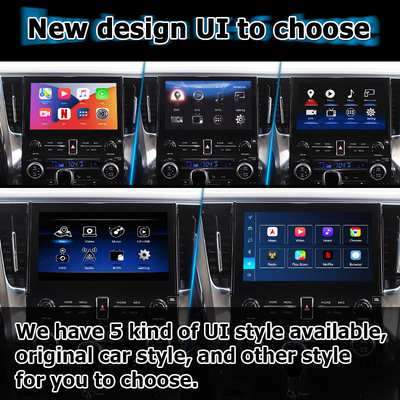 Toyota Alphard Vellfire AH30 série Android Carplay boîte d'interface Qualcomm 6125 8+128GB