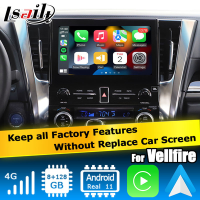 Toyota Alphard Vellfire AH30 série Android Carplay boîte d'interface Qualcomm 6125 8+128GB