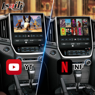 Interface vidéo multimédia Android pour Toyota Land Cruiser 200 LC200 VX VXR VX-R 2016-2021