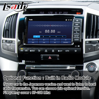 Interface vidéo multimédia Android pour Toyota Land Cruiser LC 200 V8 LC200 2012-2015