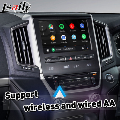 Interface vidéo multimédia Android pour Toyota Land Cruiser LC 200 GXL VX VXR VX-R Sahara LC200