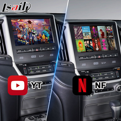 Interface vidéo multimédia Android pour Toyota Land Cruiser LC 200 GXL VX VXR VX-R Sahara LC200