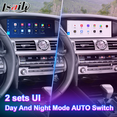 Lsailt 8+128GB Android Multimédia Carplay Interface Box pour Lexus LS LS600h LS460 2012-2017