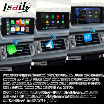 Lexus CT200h Android 13 interface vidéo carplay Android base automatique sur Qualcomm 8+128GB