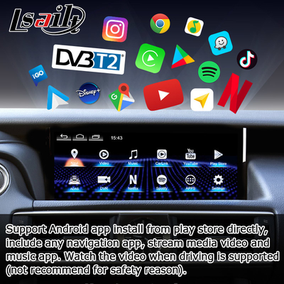 10.25 pouces Android 8+128 Carplay Android Autoplay Écran amélioré HDMI Pour Lexus IS200t IS350 IS300
