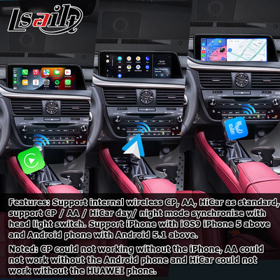 Android 8+128GB Lsailt Lexus Android carplay Android auto Écran pour le RX350 RX450h RX300 Processeur 2.0Ghz