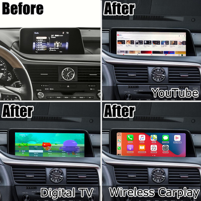 Android 8+128GB Lsailt Lexus Android carplay Android auto Écran pour le RX350 RX450h RX300 Processeur 2.0Ghz