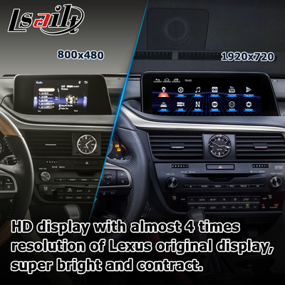 Android 8+128GB Lsailt Lexus Android carplay Android auto Écran pour le RX350 RX450h RX300 Processeur 2.0Ghz