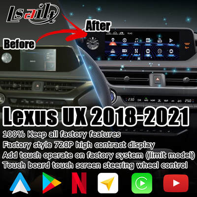 Écran tactile Android Carplay Lexus pour UX200 UX250h