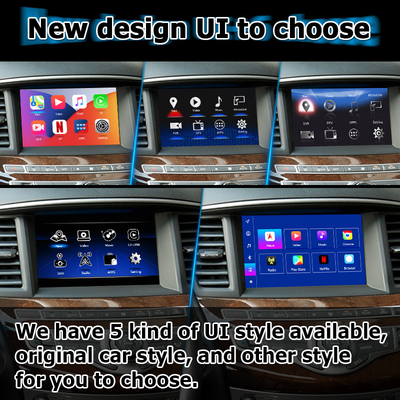 Infiniti QX60 GPS Android automatique Système de navigation Carplay Interface multimédia Android 11 8+128 Go