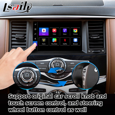 Carplay Android Auto Multimédia Interface Box Interface vidéo Infiniti QX80 2018