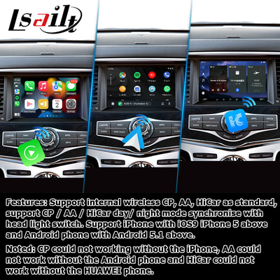 Carplay Android Auto Multimédia Interface Box Interface vidéo Infiniti QX80 2018