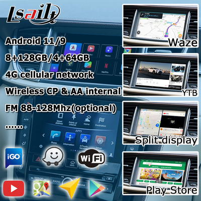 Interface vidéo de navigation pour Android de Carplay QX50 2018