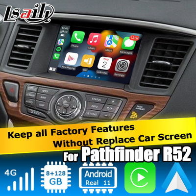 Nissan Pathfinder Andorid 11 Carplay Système de navigation automatique Android Navigation en ligne Lecture vidéo