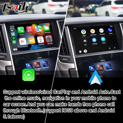 Module d'infodivertissement Android pour Infiniti Q50 Q60 2014-2020 Interface CarPlay, boîte de navigation Android