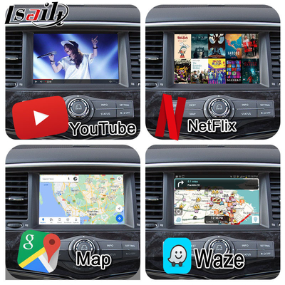 Lsailt 8G Interface multimédia Android pour Nissan Patrol 2020-2023 Google Map, CarPlay, Box de navigation Android, YouTube