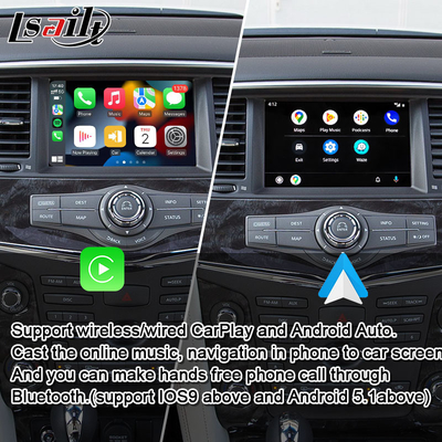 Lsailt 8G Interface multimédia Android pour Nissan Patrol 2020-2023 Google Map, CarPlay, Box de navigation Android, YouTube