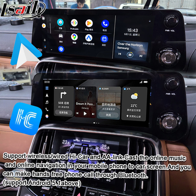 Lsailt Qualcomm Interface vidéo Android pour Lexus LX600 LX500d RX ES NX 2021- Prise en charge de YouTube, NetFlix, CarPlay sans fil