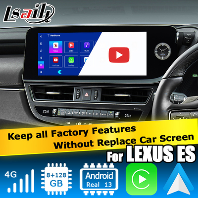Lexus ES300h ES350 ES250 2023 Android 13 interface multimédia basée sur Qualcomm 6125