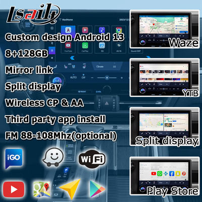 Lexus GX550 GX550h Anroid 13 base d'interface vidéo basée sur Qualcomm 6125 8+128GB