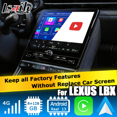 Le Lexus LBX 2023 présentera Android 13 Qualcomm 6125 base 8+128GB interface vidéo