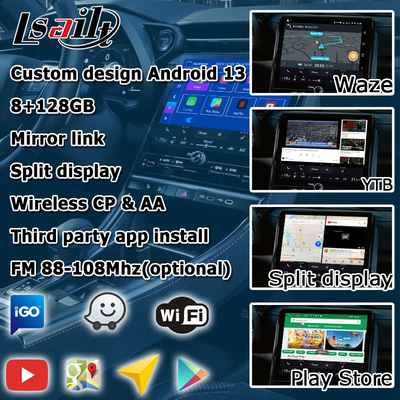 Le Lexus LBX 2023 présentera Android 13 Qualcomm 6125 base 8+128GB interface vidéo