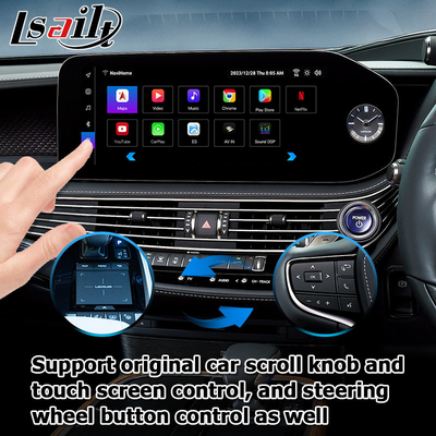 Lexus LS500h LS500 LS350 2022 Interface vidéo Android 13 8+128 Go basée sur Qualcomm