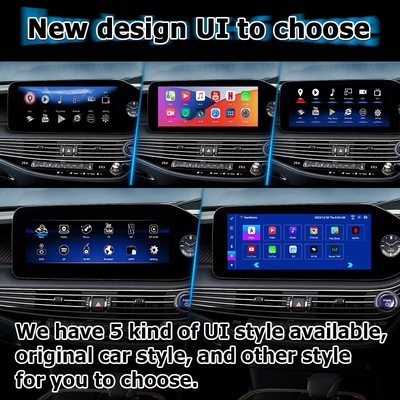 Lexus LS500h LS500 LS350 2022 Interface vidéo Android 13 8+128 Go basée sur Qualcomm