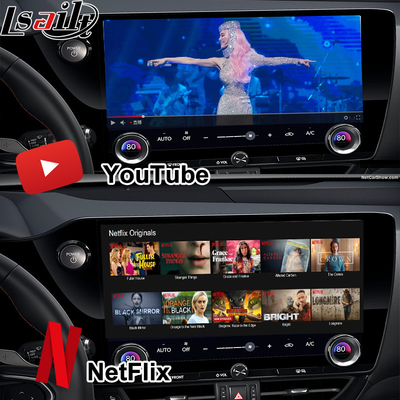 Lsailt Qualcomm Interface vidéo Lexus pour Lexus NX260 NX350H LX RX ES Interface d'infodivertissement Inclus YouTube, NetFlix