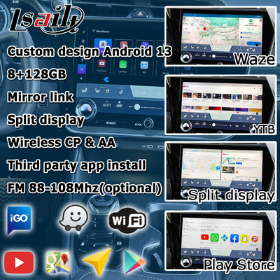 Lexus RZ Android 13 interface multimédia 8+128GB Qualcomm Octa noyau carplay android automatique