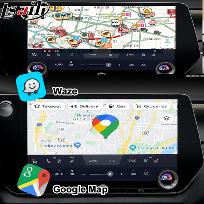 Interface vidéo multimédia Android pour RX350h RX500H 2023-2024 NX LX GX ES Inclus NetFlix, YouTube, emplacement pour carte SIM