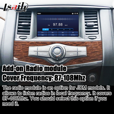 Lsailt 8+128G Android 13 Smart Infotainment Module pour Nissan Patrol Y62 2010-2020 Incluant le jeu sans fil CarPlay, NetFlix