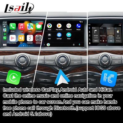 Lsailt 8+128G Android 13 Smart Infotainment Module pour Nissan Patrol Y62 2010-2020 Incluant le jeu sans fil CarPlay, NetFlix