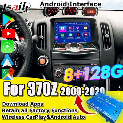 Interface multimédia HDMI 8G Android avec CarPlay, YouTube, Google Play, NetFlix Pour Nissan Patrol 370Z Quest, Android 13