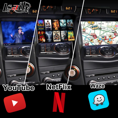 Interface multimédia HDMI 8G Android avec CarPlay, YouTube, Google Play, NetFlix Pour Nissan Patrol 370Z Quest, Android 13