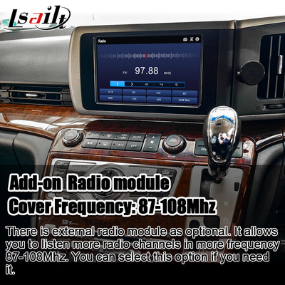 Lsailt 8G Android Smart Infotainment Module pour Nissan Elgrand E51 Série 3 Prise en charge du CarPlay, de YouTube, de l'écran de repose-tête