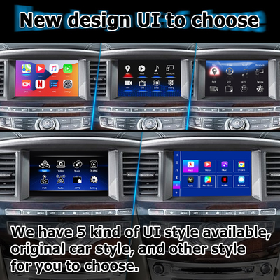 L'interface Android 13 Carplay Box Yandex Navi Pour le système Infiniti QX60 / JX35 Qualcomm 8+128
