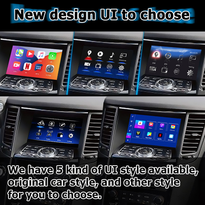 Android 13 Navigation Interface vidéo pour voiture Prise en charge Waze / Youtube Pour Infiniti QX70 / FX50 FX35 FX37