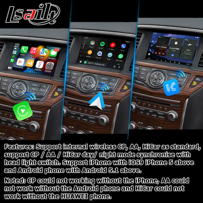 Nissan Pathfinder R52 Android 13 vidéo Interface de jeu de voiture sans fil 8+128 base Android