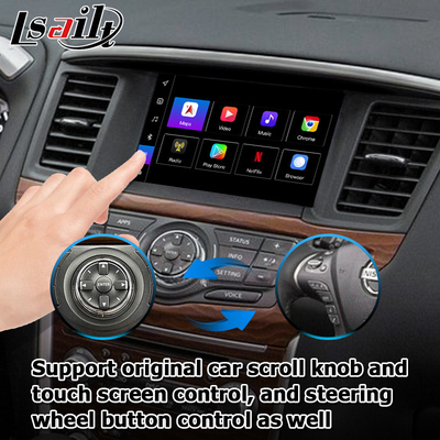 Nissan Pathfinder R52 Android 13 vidéo Interface de jeu de voiture sans fil 8+128 base Android
