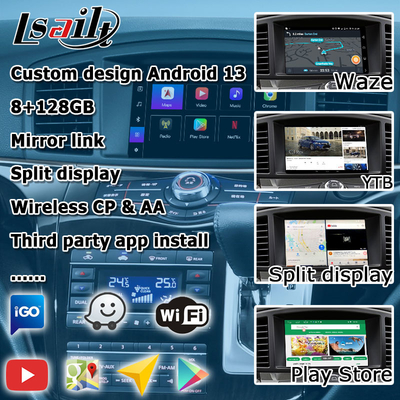 Nissan Elgrand Quest E52 Android 13 interface vidéo Box carplay module automatique Android 8+128