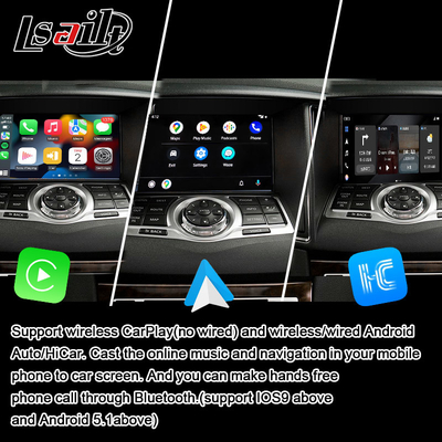 Lsailt 8G Interface vidéo CarPlay et Android pour Nissan Maxima 09-15 Infiniti G37 avec Google, YouTube, NetFlix