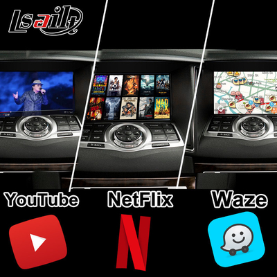 Lsailt 8G Interface vidéo CarPlay et Android pour Nissan Maxima 09-15 Infiniti G37 avec Google, YouTube, NetFlix
