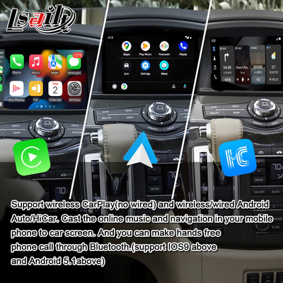 Lsailt Android 13 Module d'infodivertissement Android intelligent pour Nissan Quest 2011-2022 Prise en charge du jeu sans fil CarPlay, NetFlix