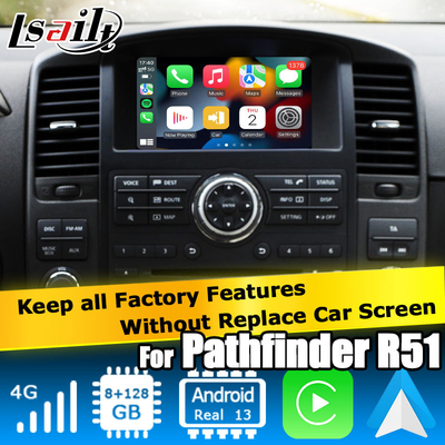 Nissan Pathfinder R51 Android Carplay interface multimédia Android Auto