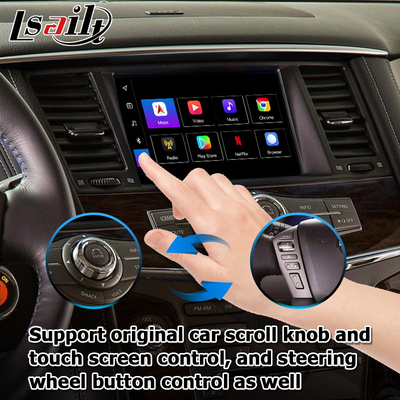 Nissan Patrol Armada Y62 Android 13 Qualcomm 8+128GB Carplay Android boîte d'interface vidéo automatique