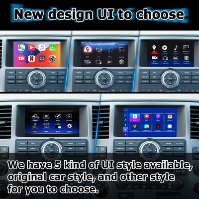Nissan Armada TA60 interface vidéo multimédia Android de style usine, prise en charge sans fil Carplay Android Auto