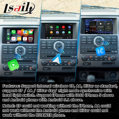 Nissan Armada TA60 interface vidéo multimédia Android de style usine, prise en charge sans fil Carplay Android Auto