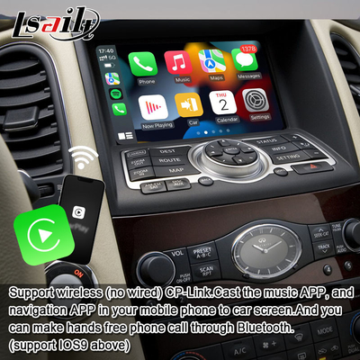 Lsailt 8G Android Module d'info-divertissement pour Infiniti EX QX50 2008-2017 Incluant le CarPlay sans fil, YouTube, NetFlix