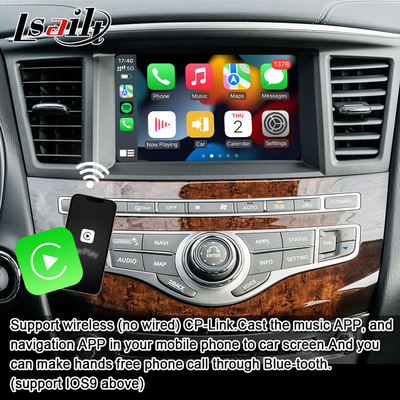 Lsailt 8G Interface multimédia Android pour Infiniti QX60 JX35 2011-2020 intégré sans fil CarPlay, Android Auto